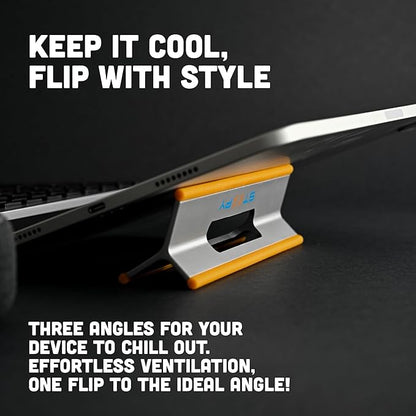 Steepy Adjustable Laptop Stand - 3 Heights, Portable & Compact - Laptop Riser for Desk & Home - Adjustable Height
