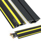 TFMUZERT 10 ft Floor Cable Cover Protector, Heavy Duty PVC Duct Easy to Unroll, Prevent Trip Hazard for Home Office or Outdoor Settings