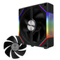 GAMDIAS AEOLUS P2-1203 120mm ARGB PWM Fan (3 Pack, no Hub), Include Reverse Fan Blade x3 & Controller, ARGB Sync, Easy Installation & Cabless Daisy-Chain Design, Silent Operation, Up to 2400RPM, White