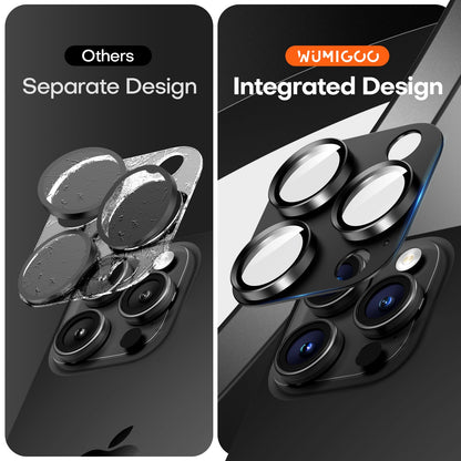 Wumigoo Camera Lens Protector for iPhone 16/15/14 Pro Max & 16/15/14 Pro