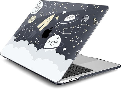 Batianda Case for M1 MacBook Air 13 Inch Model A2337 A2179 A1932 2021 2020 2019 Release,Lovely Creative Series Design Hard Shell with Keyboard Cover & Screen Protector, Aviation