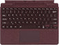 Keyboard for Microsoft Surface Pro Copilot+ (11th Edition) / Pro 11 / Pro 10 / Pro 9 / Pro 8 / Pro X, 13 inch, Detachable Type Cover with Touchpad, 7-Color Backlit & Pen Holder (Wine)