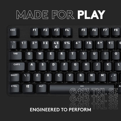 Logitech G413 TKL SE Mechanical Gaming Keyboard - Black