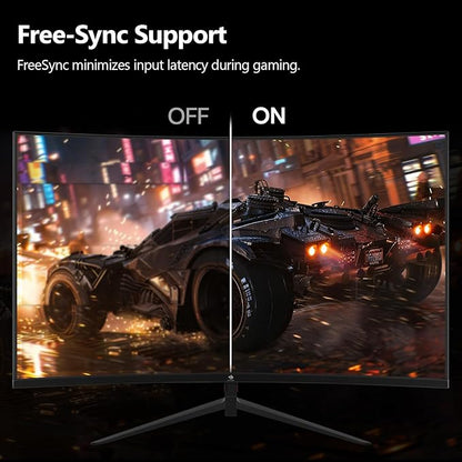Z-Edge UG24 24-inch Curved Gaming Monitor 180Hz Refresh Rate, 1ms MPRT, FHD 1080 Gaming Monitor, R1650 Curved