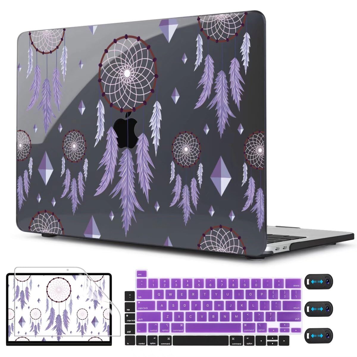 CISSOOK Compatible with MacBook Pro 13 inch Case 2025-2016 Release M2 M1
