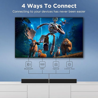 MZEIBO Sound Bar for Smart TV