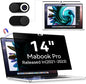 Magnetic Privacy Screen Protector Compatible With MacBook Pro 14 Inch (2021-2024, M1, M2), Removable Anti Spy Blue Light Glare Shield, Laptop Privacy Filter for Mac Pro 14in (A2918/A2992/A2442/A2779)