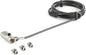 StarTech.com 6.6ft (2m) 3-in-1 Universal Laptop Cable Lock - 4-Digit Combination Laptop/Desktop Security Cable Lock Compatible w/K-Slot, Nano & Wedge Slot Computer - Anti-Theft Steel Cable, TAA