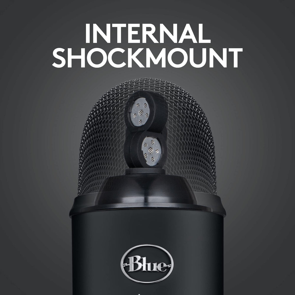 Logitech Blue Yeti Game Streaming Kit with Yeti USB Gaming Mic, Blue VO!CE Software, Exclusive Streamlabs Themes, Custom Pop Filter, PC/Mac/PS4/PS5 - Blackout