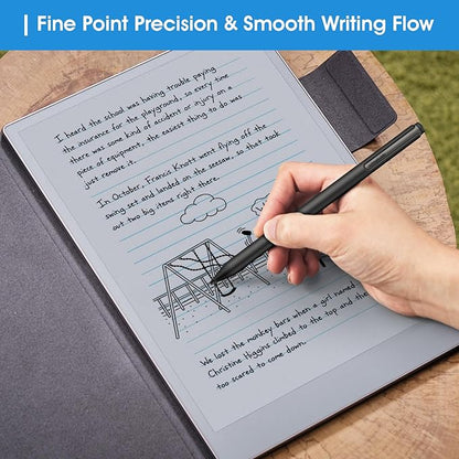 REEYEAR Replacement Tips Set fits for Remarkable Paper Pro Maker Pen, 2 Pack No Wear Out Titanium Alloy Tips, Durable Nibs, Fine Point Design for Precise Writing, Long-Lasting (Not for rM1/2)