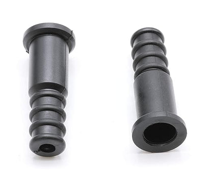 THE CIMPLE CO Coaxial Cable Weather Boot - RG6 Connectors RG59 Ends Coaxial Boots - Weatherproof (Black) - Pack of 10