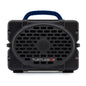 Turtlebox Original Gen 3 Outdoor Bluetooth Speaker, White/Royal Blue