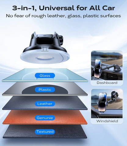 VICSEED Upgraded [Racing-Grade Steady] Phone Holders for Your Car Dark Blue