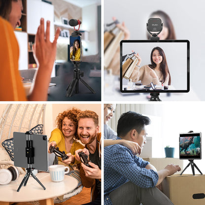 ULANZI ST-29 Phone Tripod Mount, 2-in-1 Tablet Smartphone Holder Adapter
