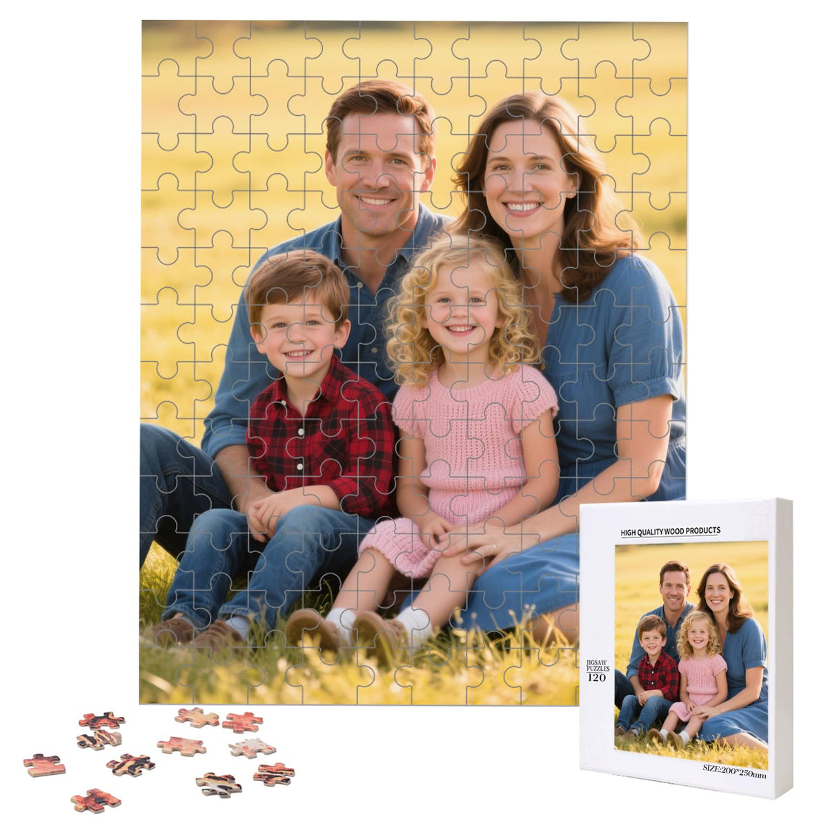 Custom Photo Puzzle,Personalized 1000 Piece Jigsaw Puzzle for Adults