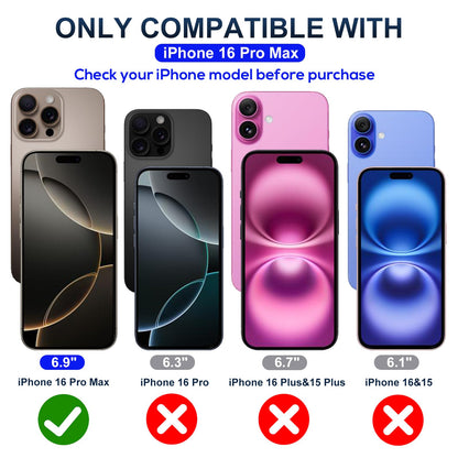 JESOHO Blue Light Blocking Screen Protector for iPhone 16 Pro Max 6.9 "