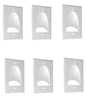 BestMounts - 12 Pack Inner Nose Behind Wall Cable Management TV Cord Hider for Wall Mounted TV - Single Gang Low Voltage Recessed Wall Plates Cable Pass Through for Wires, HDTV, HDMI (White)