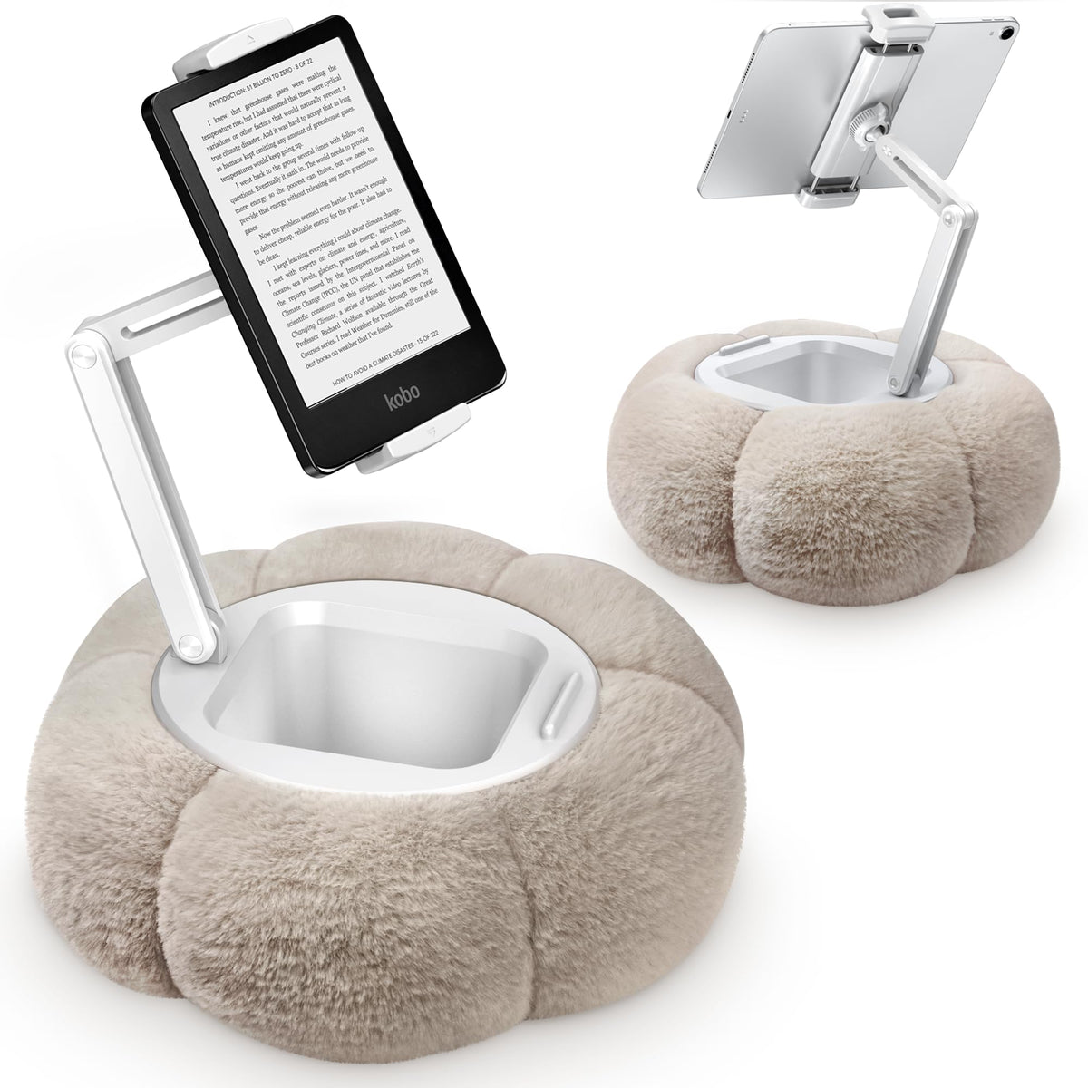 CreaDream Pumpkin Tablet Pillow Stand, Adjustable Pillow Stand for Lap Bed