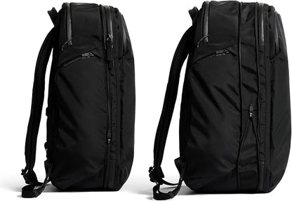 Bellroy Transit Travel Pack Pro (30–38 liter carry-on travel backpack, with laptop sleeve, RFID protection and zip bottle pocket) - Black