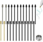 Marker Stylus Tips for Remarkable 2 Pen Tips with Nibs Removal Tool,Metal Replacement Nibs for Remarkable 1/2 Stylus/Marker Plus Pen (4+10+10 PCS-Gold/Sirvel/Black)