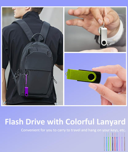 16GB Flash Drive 10 Pack Nicepicten USB 2.0 Thumb Drive USB Memory Stick