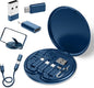 USB C to USB Adapter, USB-C Adapter Kit Contains Multiple OTG Adapters for Type C Male, USB A to C Male Cable, Micro USB to Type C, Equipped with SIM Extractor and Phone Stand