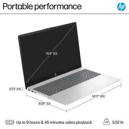 HP 15.6 Touchscreen Laptop Computer for Business, Intel 13th Gen i7-1355U(Up to 5.0 GHz), 15.6" FHD Touch Screen, 32 GB RAM, 1 TB SSD, Iris Xe GPU, Wi-Fi 6, HD Webcam, Windows 11 Pro, w/Accessories