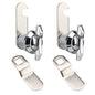 Thumb Operated Offset Cam Lock,Replacement Keyless Compartment Latch, Non-Locking Compartment Lock for RV, Camper, Vehicles, Storage Door Cabinet Mailbox Drawer(Color:S: 19 x 16mm)