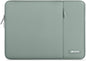 MOSISO Laptop Case 13.3 inch, 13-13.3 inch Laptop Sleeve Compatible with MacBook Air/Pro 13 / Pro 14, HP Dell ASUS Lenovo Notebook, Polyester Vertical Computer Sleeve Bag with Pocket, Antique Green