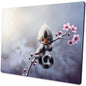 SHALYSONG Watercolor Flower Mouse Pad, 9.5"x7.9" Non-Slip Laptop Mousepad