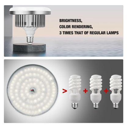 BEIYANG Softbox Lighting Kit, 2x20''x28'' Photography Soft Box with 2 pcs 6000K E27 LED Socket LED Bulbs, Studio Lights for Photography/Video Recording/Live Streaming