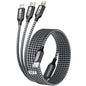 Multi Charging Cable(3Pack 4FT), 3 in 1 Charging Cable for Multiple Devices