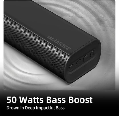 Sound Bars for TV 16-inch, Cinematic TV Sound Bar with Impactful Bass, Bluetooth Soundbar for TV with Remote Control, Wall Mountable TV Speakers Sound Bar Work with Traditional or Smart TV