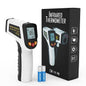 KNINE OUTDOORS Infrared Thermometer Laser Temperature Gun, -58℉ to 1112℉, Single Laser Targeting, Distance to Spot Ratio 12:1, for Cooking, Oven and Meat (White)