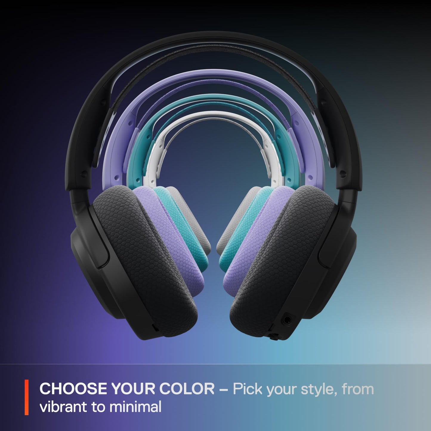 SteelSeries Arctis Nova 3P Wireless Multi-Platform Gaming Headset — Mobile App Control — 40 HR Battery — Neodymium Magnetic Drivers — 2.4GHz/Bluetooth — PS5, PS4, PC, Switch, Mobile — White