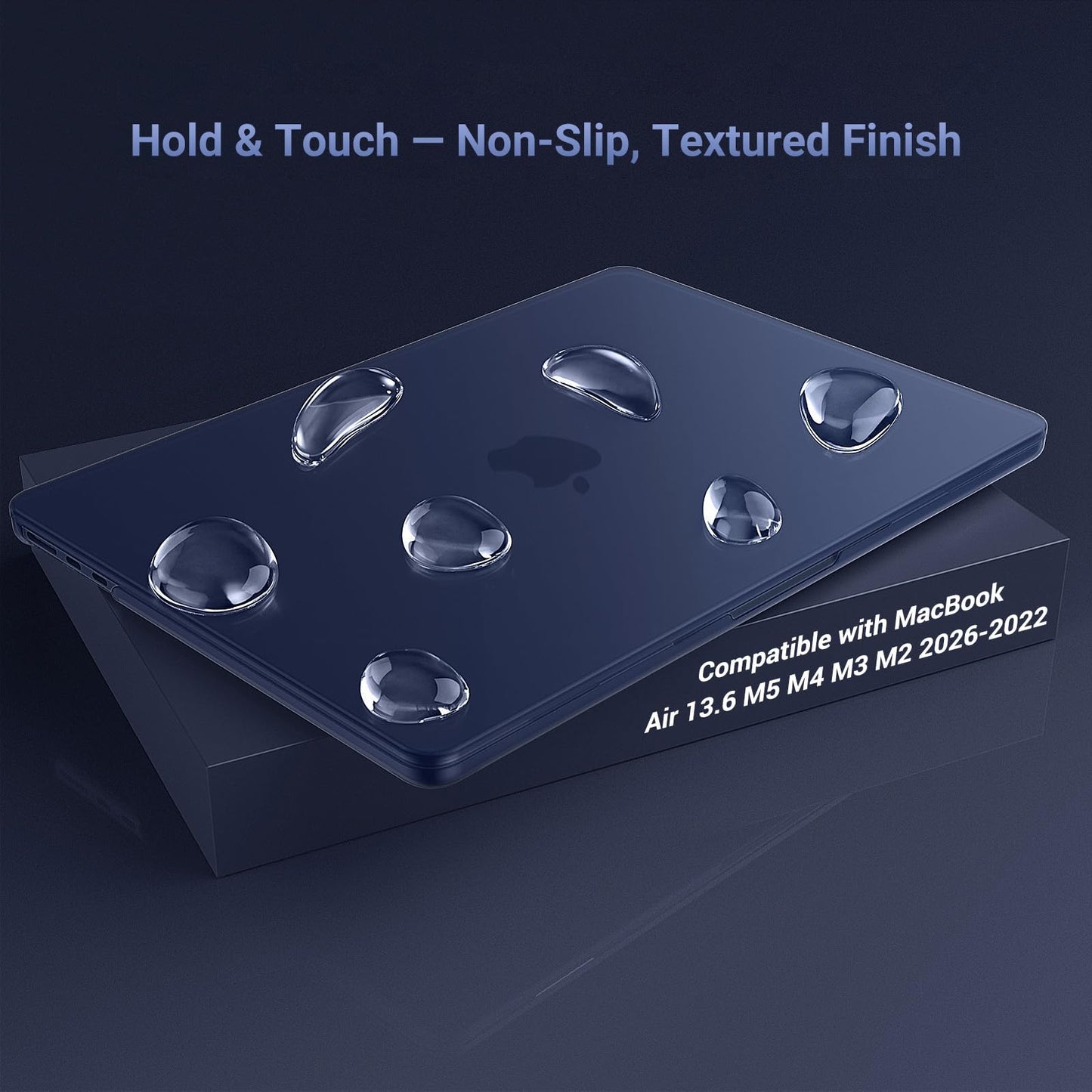 MOSISO Compatible with MacBook Air 13 inch Case M5 2026 M4 M3 M2 2025-2022