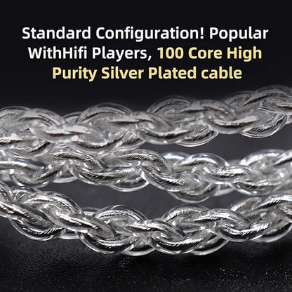 KZ ZSN Pro X in Ear Monitor Earphone 1BA 1DD Hybrid Dynamic Dual Driver IEM Wired Earbuds HiFi Sport Gaming Headphones Compatibility for Phone Computer Tablet
