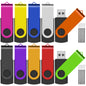 2GB 2.0 USB Flash Drive 20-Pack Thumb Drives Bulk with Lanyards