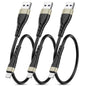OIITH USB C Cable, USB A to USB C 3A Fast Charging (3FT 3Pack) Phone USB Type-C Charge Cable Android Charge Cord USB C Charger Cable for iPhone 15 Plus/Pro/Pro Max/Samsung/Pad/Laptop/LG/-Red