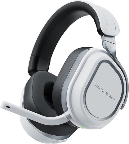 Turtle Beach Stealth 700 Gen 3 Wireless Multiplatform Amplified Gaming Headset for PS5, PS4, PC, Mobile – 60mm Drivers, AI Noise-Cancelling Mic, Bluetooth, 80-Hr Battery, Dual Transmitters – White