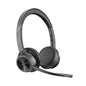 Poly Voyager 4320 UC Wireless Headset & Charge Stand - Noise-Canceling Wireless Headphones with Mic - Connect to PC via USB-C to USB-A Adapter, Cell Phone via Bluetooth, Microsoft Teams Certified