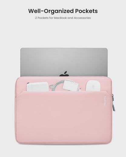 tomtoc Slim Laptop Sleeve for 15-inch 2026 New MacBook Air M5/A3448, M4/A3241, M3/M2, 15 Inch Microsoft Surface Laptop AI PC/7/6, Dell XPS 15 Plus, Recycled Water-Resistant Protective Case Bag