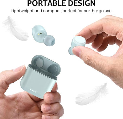 TOZO T6 Wireless Earbuds, Bluetooth 5.3 Ear Buds, Stereo Sound in Ear Headphones, 50 Hours Playtime, Wireless Charging Case, APP Customizable EQs, IPX8 Waterproof Earphones