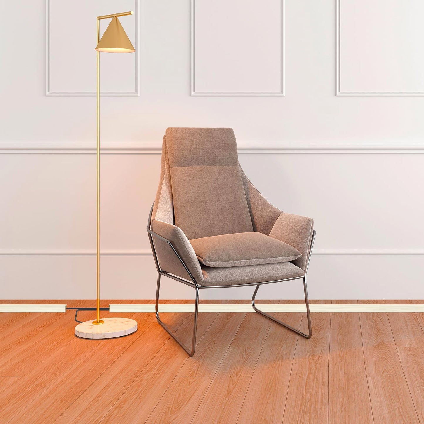 Floor Cord Cover Self Adhesive Cord Hider,10FT Cable Management, Extension Strip Protector for Wires, Prevent Cable Trips for Offices, Gyms, Exhibitions Cavity:0.39"(W) x 0.27"(H) Yellow Wood
