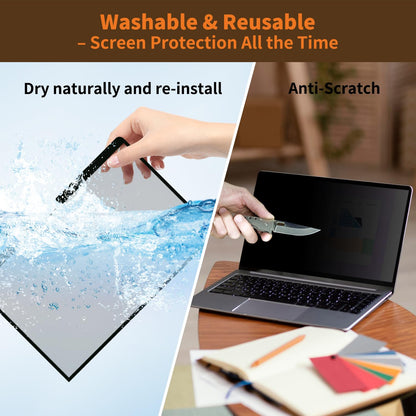 BSPROTE Privacy Screen for MacBook Pro 16 Inch 2019 (A2141), Removable Anti-Spy Filter for Mac Pro 16.1", Eye Protection HD Anti-Scratch