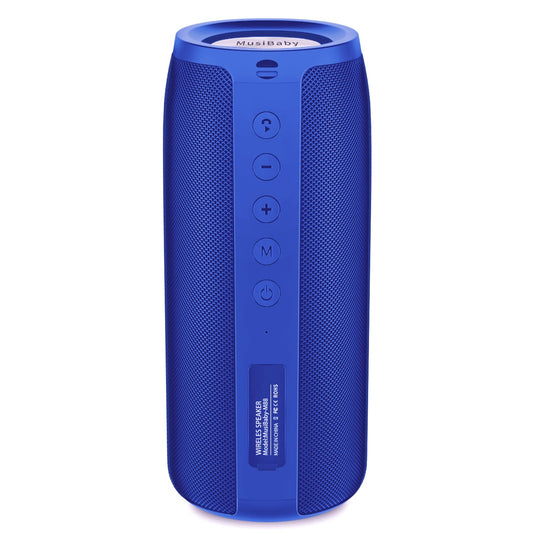 Musibaby M88 Bluetooth Speaker, 40H Playtime, Deep Bass, Black