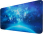 Large Mouse Pad with Stitched Edges, Durable Non-Slip Natural Rubber Base