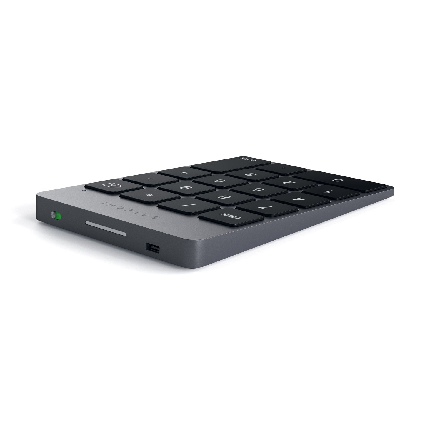 Satechi Slim Aluminum Bluetooth Keypad, 18-Key Number Pad, Space Gray