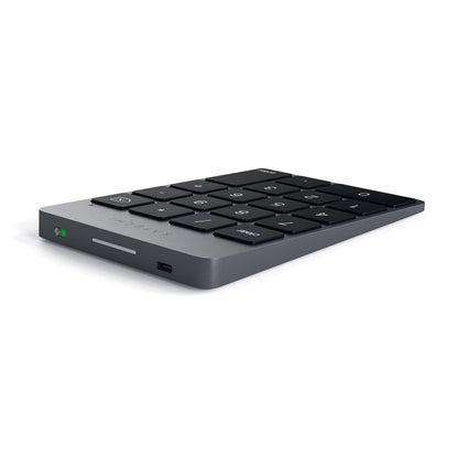 Satechi Slim Aluminum Bluetooth Keypad, 18-Key Number Pad, Space Gray