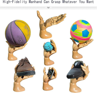 Mannequin Hand, Cell Phone Stand,Phone Holder,Phone Stand for Desk,Phone Holder for Desk,poseable Figure,Articulated Fingers,Cell Phone Stand,Male Hand of Left for Mobile Phone.